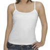 Women's junior spaghetti tank top in light colors