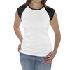 Women's cap sleeve raglan teeshirts