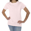 Women's standard fit classic neck t-shirts in light colors