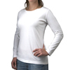 Women's long sleeved t-shirts in light colors.