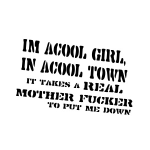 I'm a cool girl in a cool town t-shirt