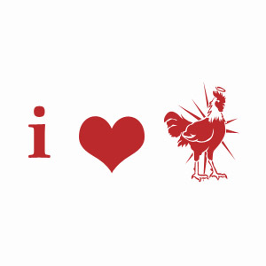 I Love Cock Rooster t-shirt