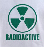 Radioactive symbol, cool sign t-shirt